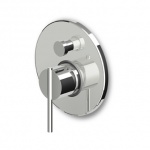 Zucchetti ZXS Bateria Wannowo-natryskowa Jednouchwytowa Podtynkowa element zewnętrzny chrom ZXS134